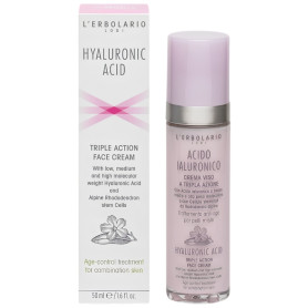 Crème Faciale Acide Hyaluronique Peaux Mixtes 50Ml L´Erbolario