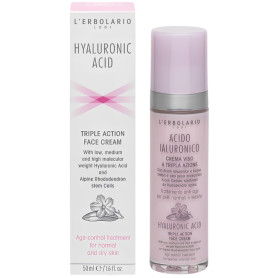 Acide Hyaluronique Crème Visage Peau Normale/Sèche 50Ml L´Erbolario