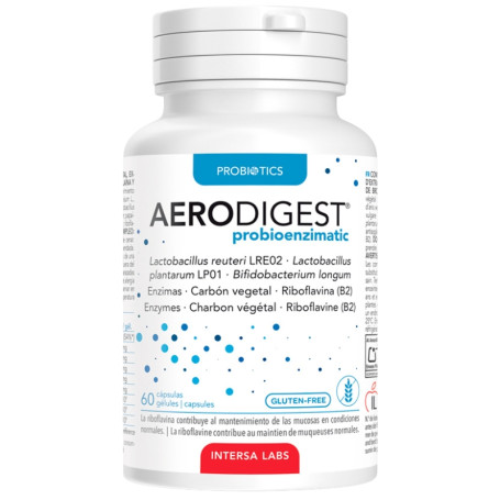 Aerodigest Probioenzimatic 60 Gélules Intersa