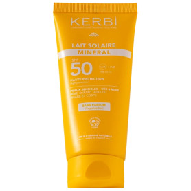 Lait Solaire Minéral Spf50 sans Parfum 50Ml Kerbi