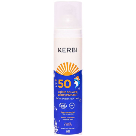 Crème Solaire Spf50 Bébé/Enfant 100Ml Kerbi