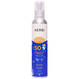 Crème Solaire SPF50 Familiale 150ml Kerbi