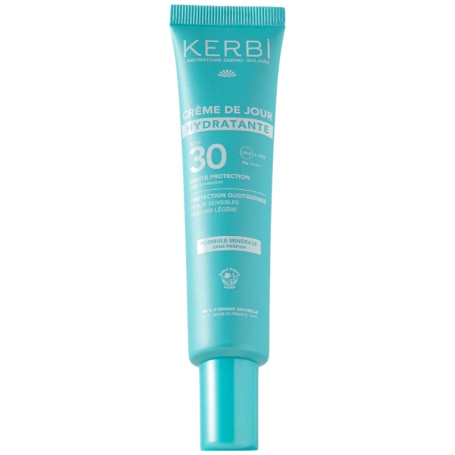 Crème Solaire Hydratante Jour SPF30 40Ml Kerbi