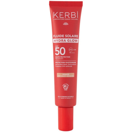 Fluide Solaire Hydra Glow SPF50 40ml Kerbi