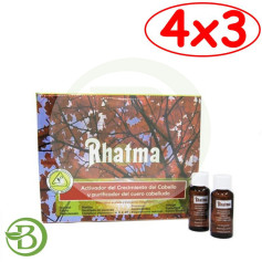 Pack 4x3 Lotion Activateur Croissance 30Ml. Rhatma