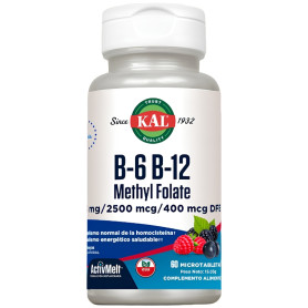 B6/B12 Methyl Folate (Homocistein) 60 Microcomprimés Kal
