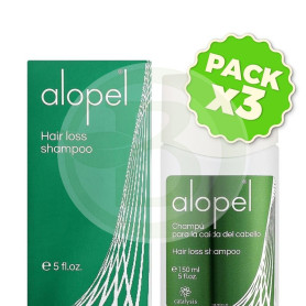 Pack 3x Champú Alopel para la Caída del Cabello 150Ml Catalysis