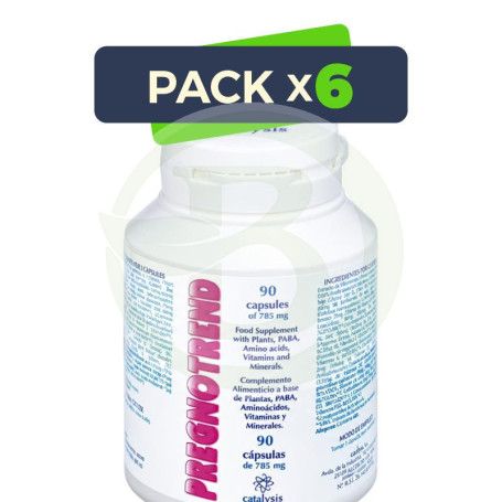 Pack 6x Pregnotrend 90 Cápsulas Catalysis