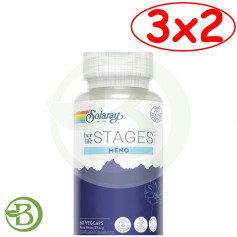 Pack 3x2 Meno Stages 60 Gélules Végétales Solaray