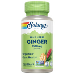 Racine De Gingembre 550Mg 100 Gélules Végétales Solaray