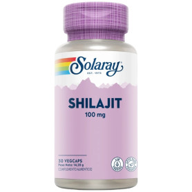 Shilajit 100Mg 30 Gélules Végétales Solaray