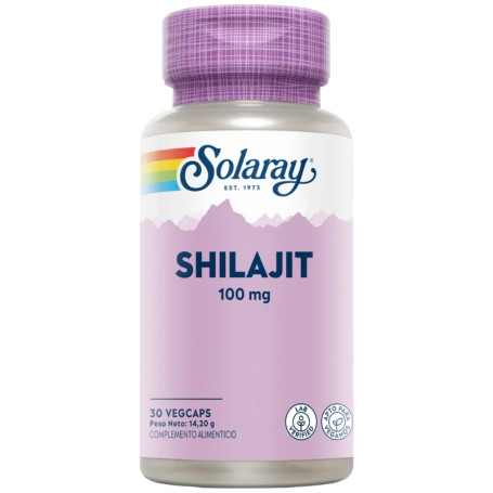 Shilajit 100Mg 30 Gélules Végétales Solaray