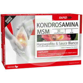Kondrosamina MSM Moderado 30 Ampollas Dietmed