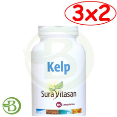 Pack 3x2 Varech 100 Comprimés Sura Vitasan