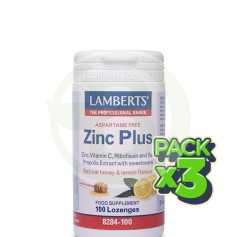 Pack de 3 pastilles Zinc Plus Lamberts