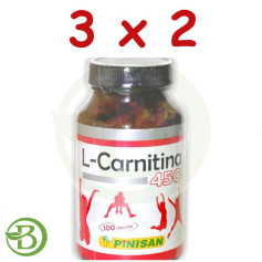 Pack 3x2 L-Carnitine 100 Gélules Pinisan