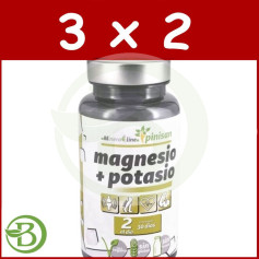 Pack 3x2 Magnésium + Potassium 60 Comp Pinisan