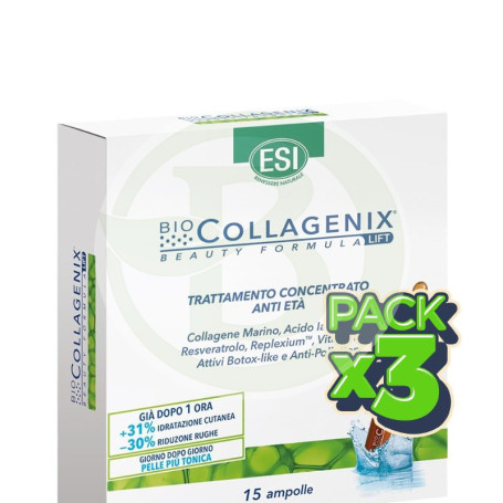 Pack 3x Collagenix 15 Ampollas Esi