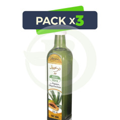 Pack 3x Jus d’Aloe Vera à la Papaye 500Ml. Tongil