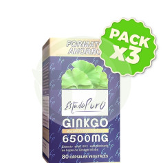 Pack 3x Estado Puro Gingko 6.500 Mg 80 Gélules Estado Puro - Tongil
