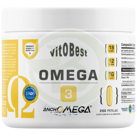 Omega 3 Anchomega 200 Perlas Vit.o.best