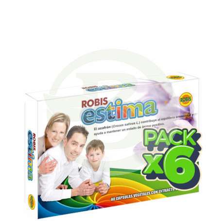 Pack 6x Robis Estima 40 Cápsulas Robis