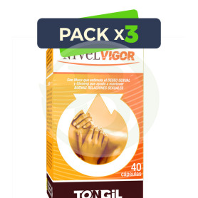 Pack 3x Nivelvigor 40 Cápsulas Tongil