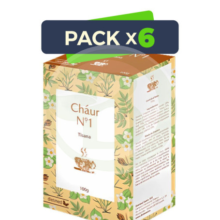 Pack 6x Té Nº1 Cháur 100G Dietmed