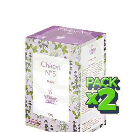 Pack 2x Té Nº5 Cháest 100G Dietmed