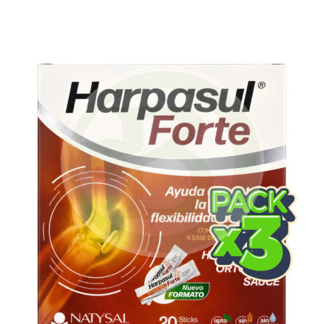 Pack 3x Harpasul Forte 20 Sticks Natysal