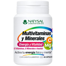 Multivitamines et Minéraux 30 Gélules Natysal