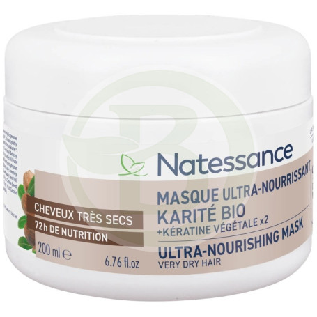 Mascarilla De Karité Ultranutritiva 200Ml Natessance