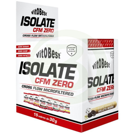 Isolate Cfm Zero Choco Blanco/Galleta Negra 15 Sobres Vit.o.best