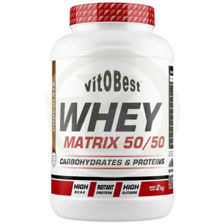 Whey Matrix 50/50 Sabor Chocolate 2Kg Vit.o.best