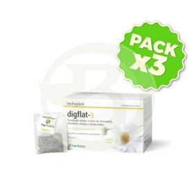 Pack 3x Herboplant Digflat-3 20 Filtros Herbora