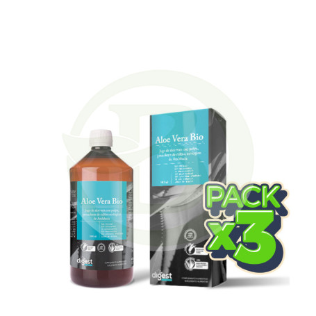 Pack 3x Aloe Vera Bio Bon Digest 1Lt. Herbora