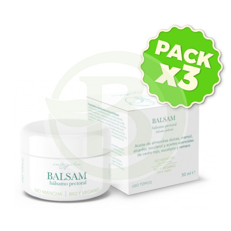 Pack 3x Bálsamo Pectoral 50Ml. Herbora