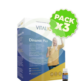 Pack 3x Dinamic Plus 20 Viales Herbora