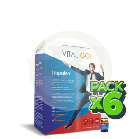 Pack 6x Vitalgo Impulso 20 Viales Herbora