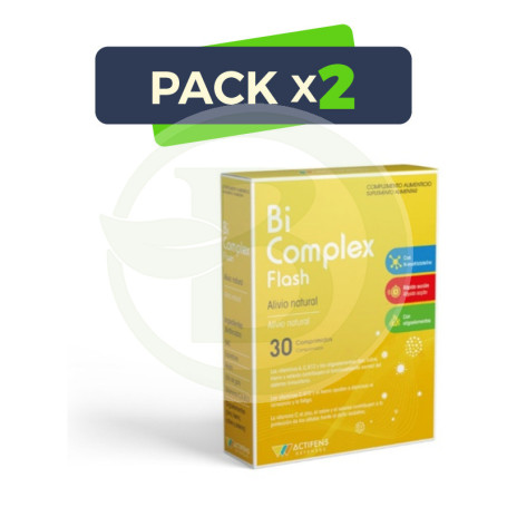 Pack 2x Bi Complex Flash 30 Comprimidos Herbora
