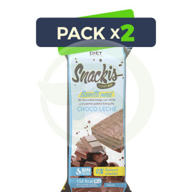 Pack 2x Snackis Compleat Choco Leche 35 Gr Herbora