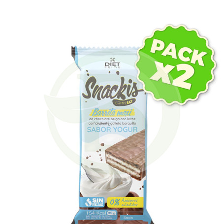 Pack 2x Snackis Compleat Sabor Yogur 35 Gr Herbora