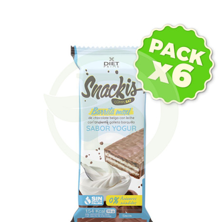 Pack 6x Snackis Compleat Sabor Yogur 35 Gr Herbora