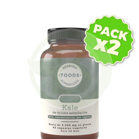 Pack 2x Kale 720Mg 60 Cápsulas Vegetales Herbora