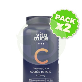Pack 2x Vitamina C Pura 1000Mg 60 Comprimidos Herbora