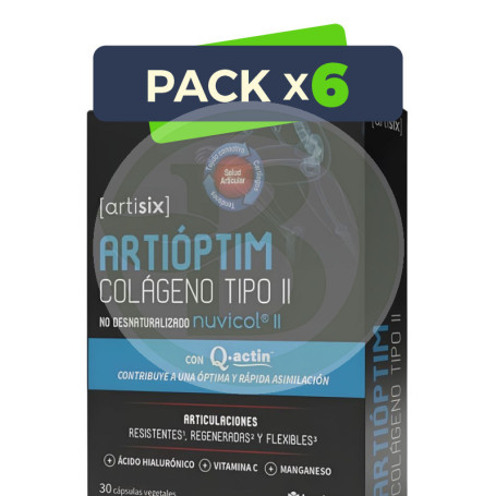 Pack 6x Artióptim Colágeno Tipo Ii 30 Cápsulas Herbora