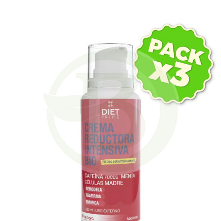 Pack 3x Diet Prime Crema Reductora Intensiva Bio 200Ml Herbora