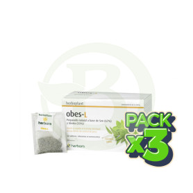 Pack 3x Herboplant Obes-L 20 Filtros Herbora