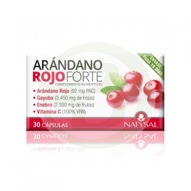 Arándano Rojo Forte 30 Cápsulas Natysal